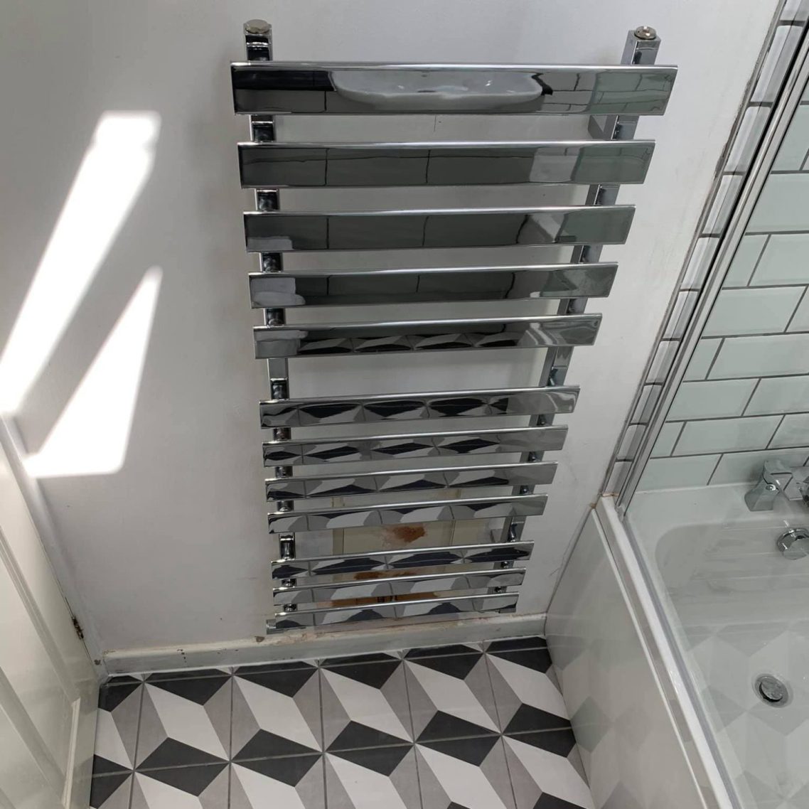 Chrome radiator nice shiny replacement radiator