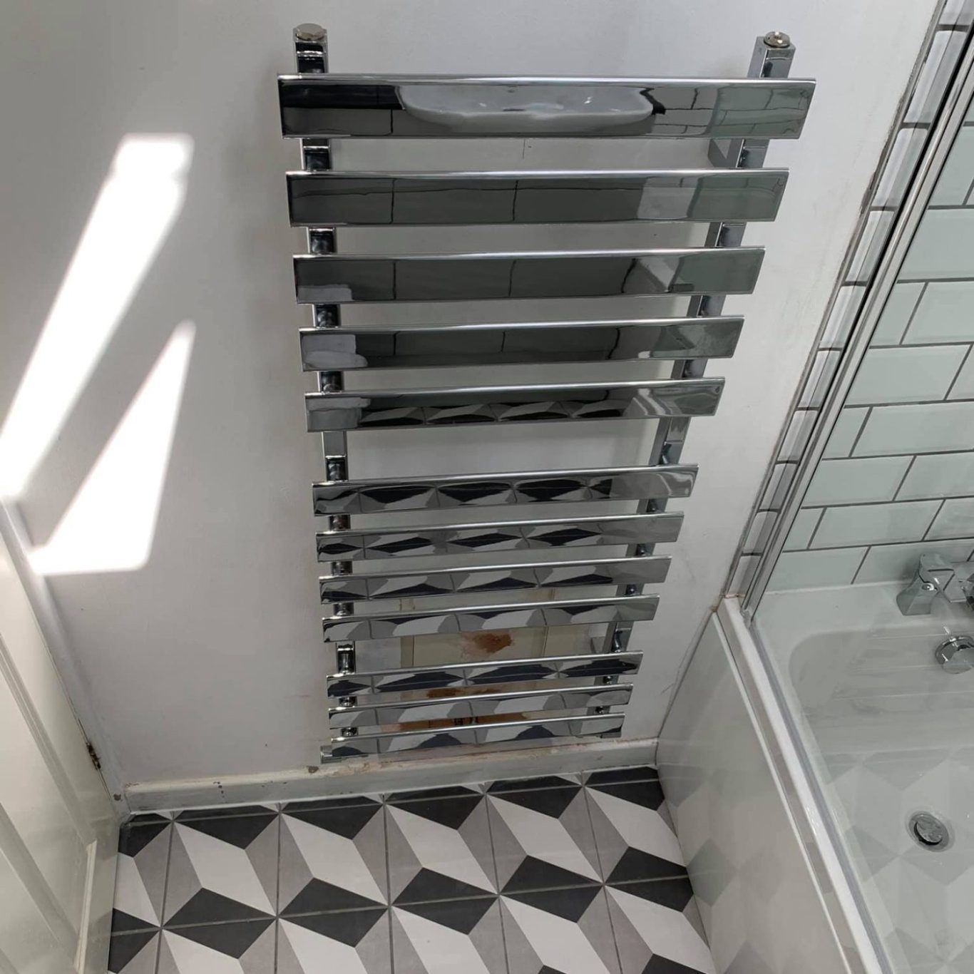 Chrome radiator nice shiny replacement radiator